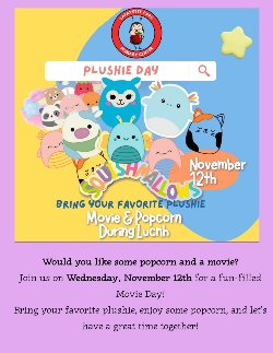 Plushie Day/Día del Peluche